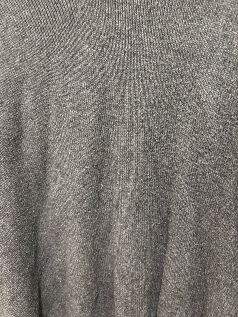 Uniqlo Gray V-Neck Knit Sweater - Picture 2 of 6